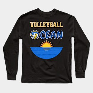 Volleyball Ocean Long Sleeve T-Shirt